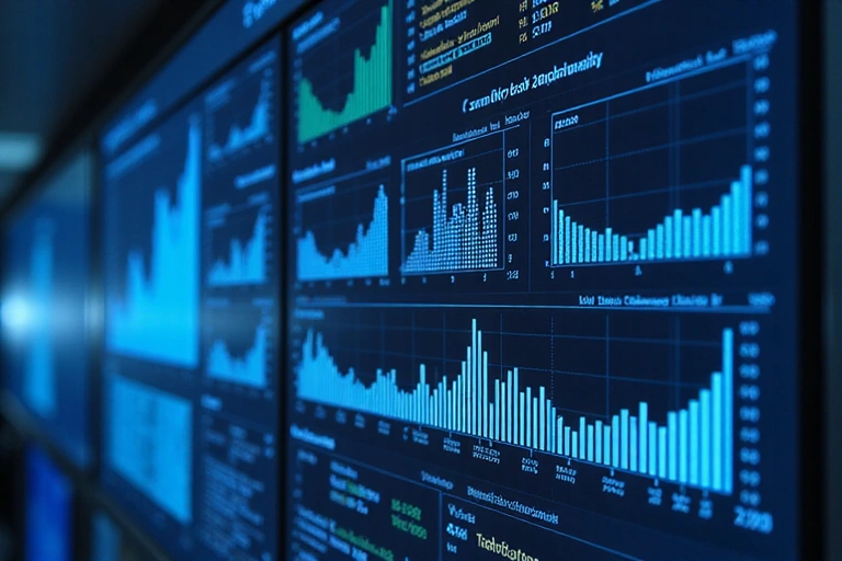 Grafico che mostra la crescita aziendale grazie all'analisi dei dati